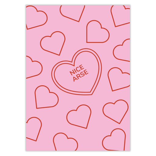 Custom Love Heart Valentines Card - Greeting & Note Cards