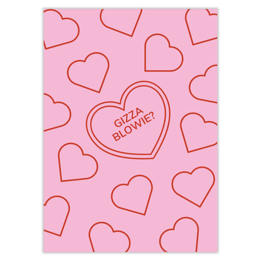 Gizza Blowie? Valentines Card - Greeting & Note Cards