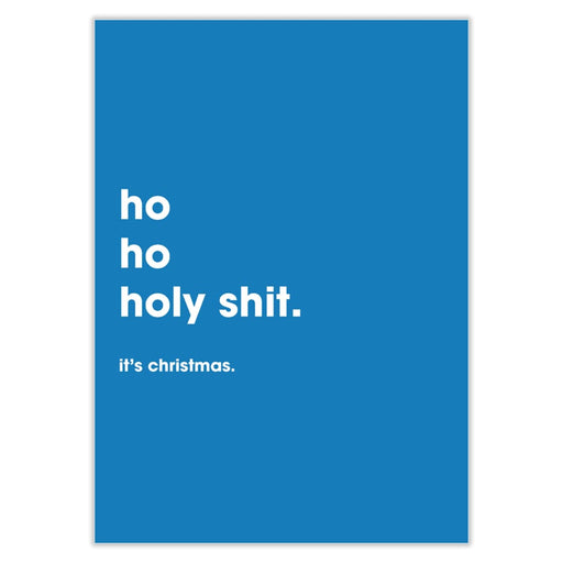 Ho Ho Holy Shit It’s Christmas Card - Greeting & Note Cards