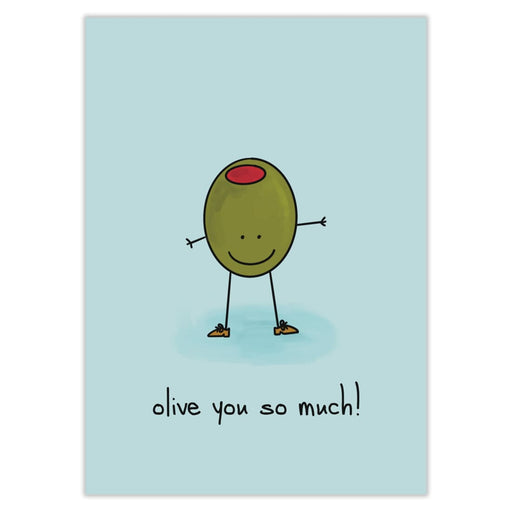 Olive You So Much Card - Greeting & Note Cards