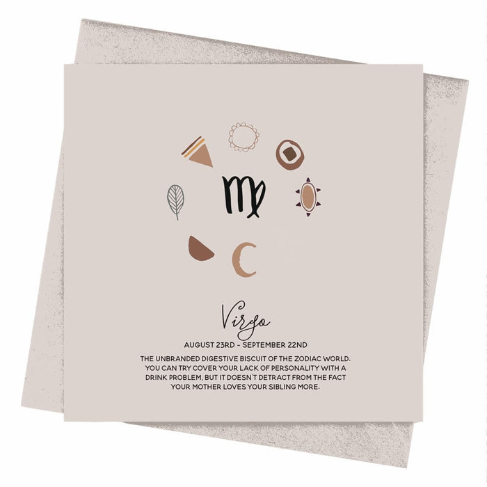 Virgo Boho Astrology Birthday Card - Hi Society