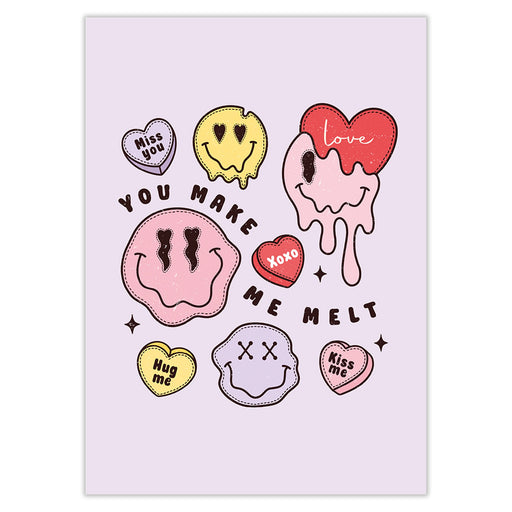You Make Me Melt Card - Greeting & Note Cards