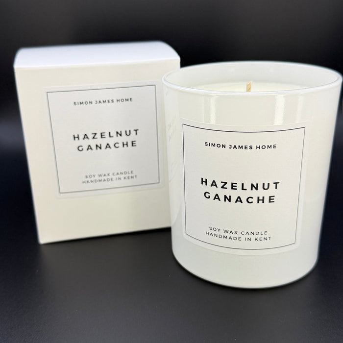 Hazelnut Ganache Candle - Handmade Soy Wax