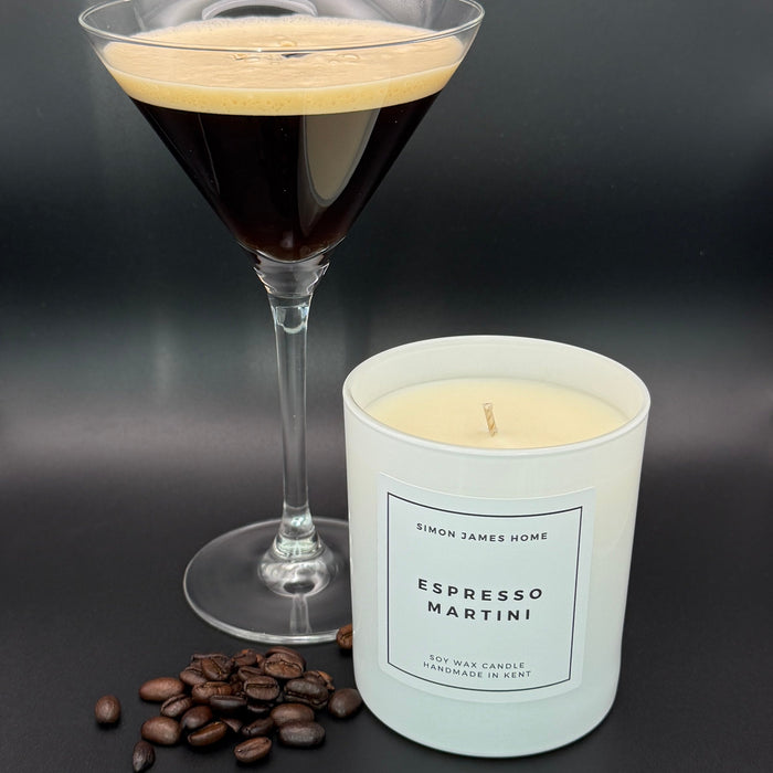 Espresso Martini Candle - Handmade Soy Wax Coffee Candle