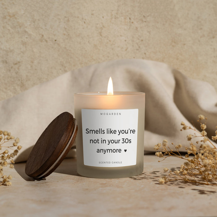 40th Birthday Candle - Luxury Vanilla Soy 220g | 40th Birthday Gift