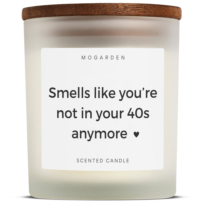 50th Birthday Candle - Luxury Vanilla Soy 220g | 50th Birthday Gift