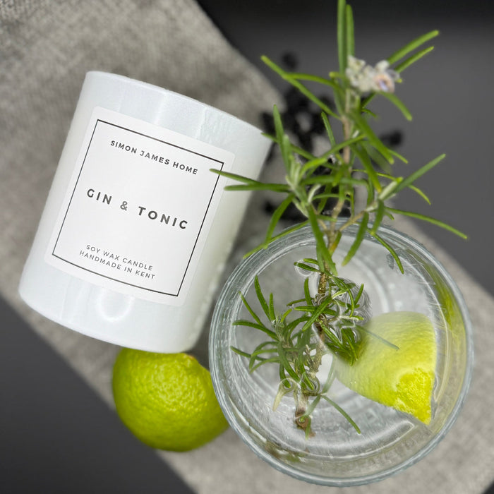 Gin & Tonic Candle - Handmade Soy Wax