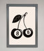 8 Ball Cherries Framed Wall Art - Hi Society