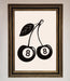 8 Ball Cherries Framed Wall Art - Hi Society
