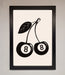 8 Ball Cherries Framed Wall Art - Hi Society