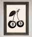 8 Ball Cherries Framed Wall Art - Hi Society