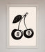 8 Ball Cherries Framed Wall Art - Hi Society