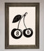 8 Ball Cherries Framed Wall Art - Hi Society