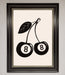 8 Ball Cherries Framed Wall Art - Hi Society