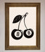 8 Ball Cherries Framed Wall Art - Hi Society