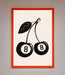 8 Ball Cherries Framed Wall Art - Hi Society