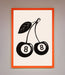 8 Ball Cherries Framed Wall Art - Hi Society