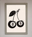 8 Ball Cherries Framed Wall Art - Hi Society