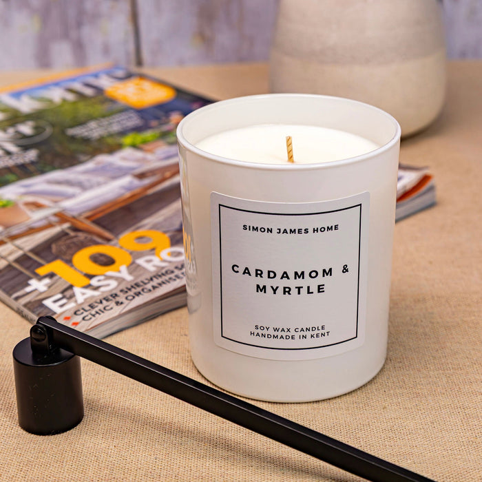 Cardamom & Myrtle Candle - Handmade Soy Wax