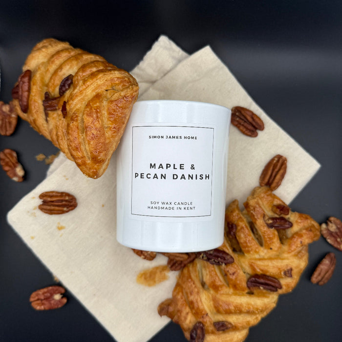 Maple & Pecan Danish Candle - Handmade Soy Wax