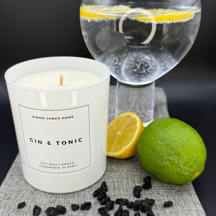 Gin & Tonic Candle - Handmade Soy Wax