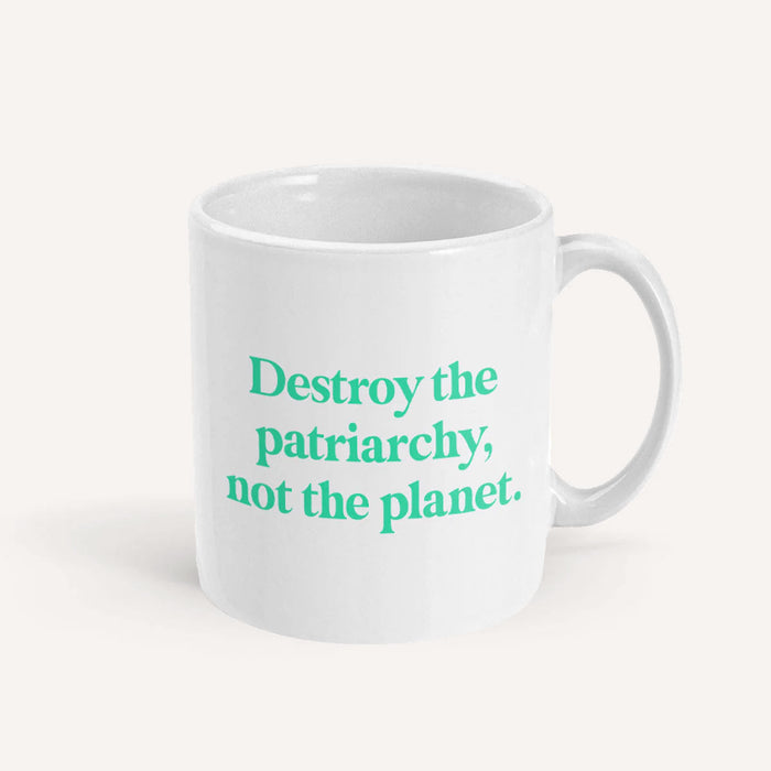 Destroy The Patriarchy Not The Planet Mug