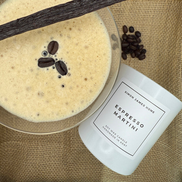 Espresso Martini Candle - Handmade Soy Wax Coffee Candle