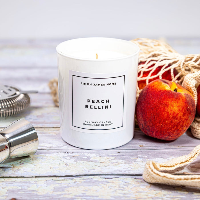 Peach Bellini Candle - Handmade Soy Wax