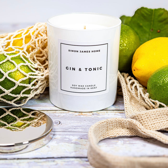 Gin & Tonic Candle - Handmade Soy Wax
