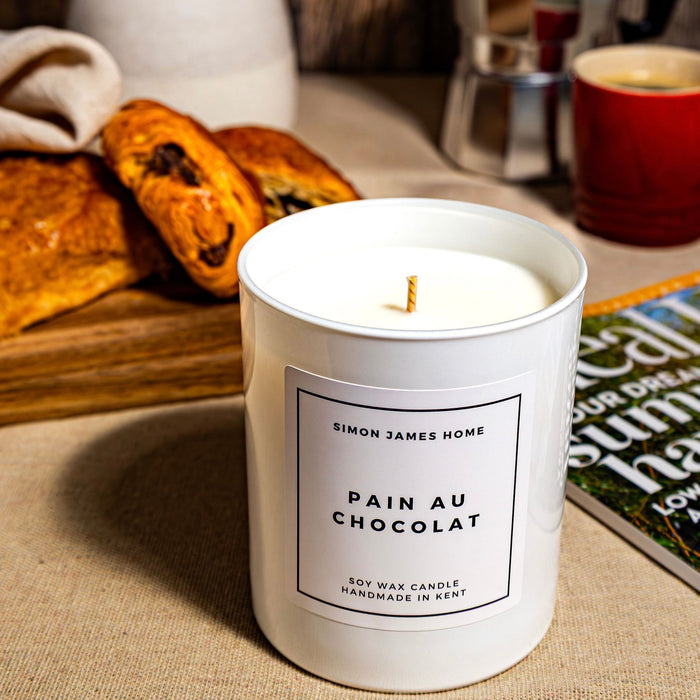 Pain au Chocolat Candle - Handmade Soy Wax
