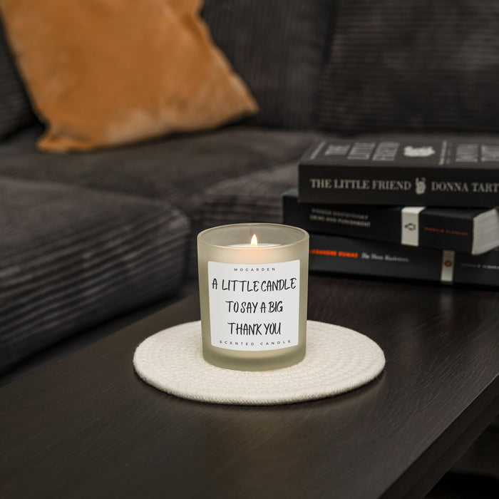 Thank You Candle - Luxury Vanilla Soy 220g | Thank You Gift