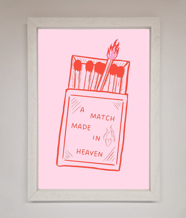 A Match Made In Heaven Framed Wall Art - Hi Society