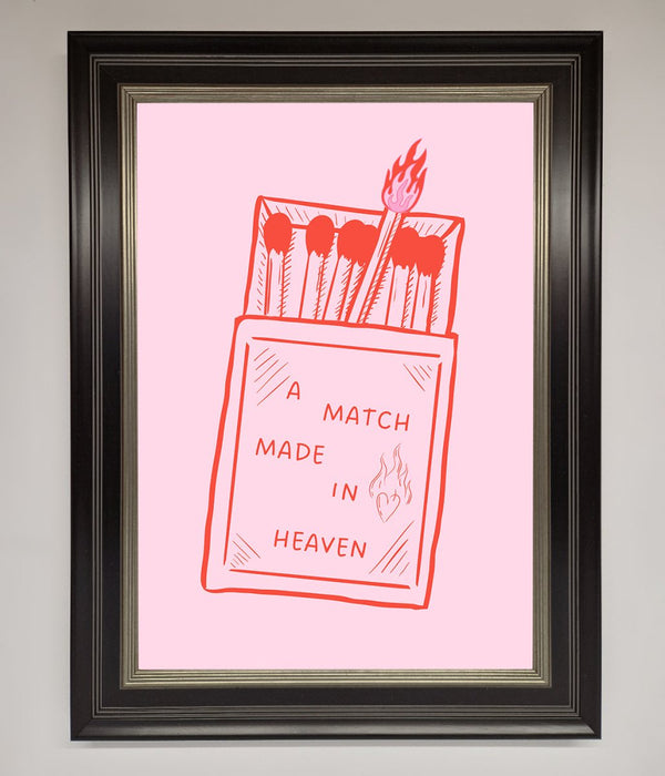 A Match Made In Heaven Framed Wall Art - Hi Society