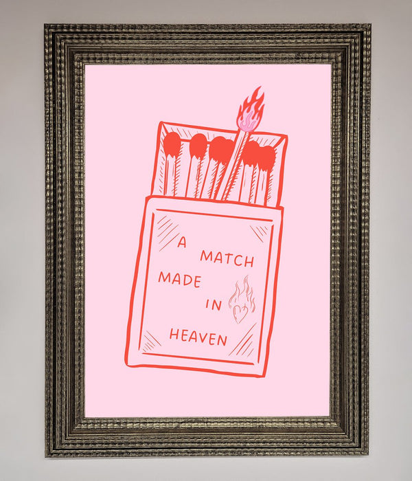 A Match Made In Heaven Framed Wall Art - Hi Society