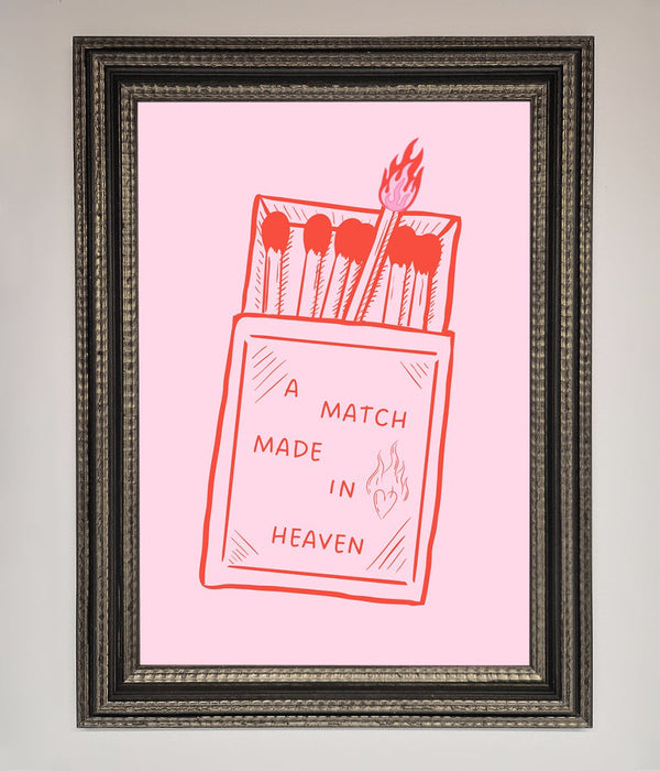 A Match Made In Heaven Framed Wall Art - Hi Society