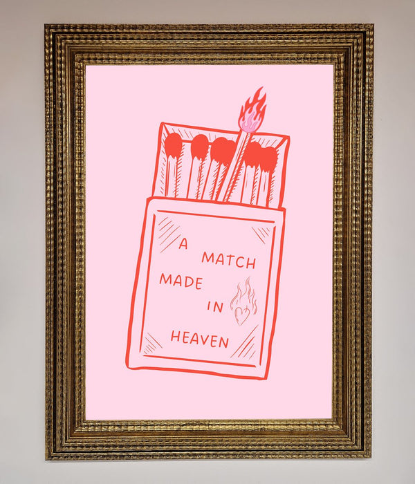 A Match Made In Heaven Framed Wall Art - Hi Society