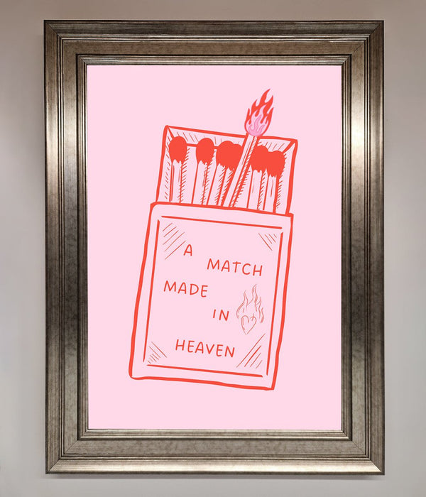 A Match Made In Heaven Framed Wall Art - Hi Society