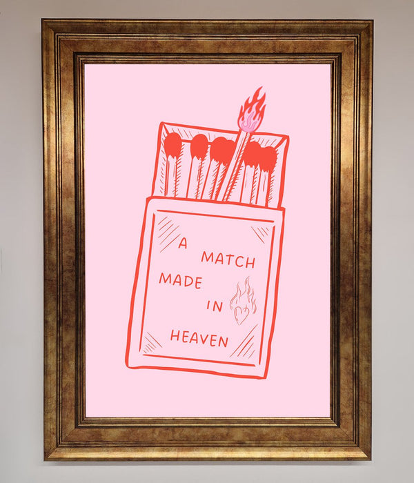 A Match Made In Heaven Framed Wall Art - Hi Society