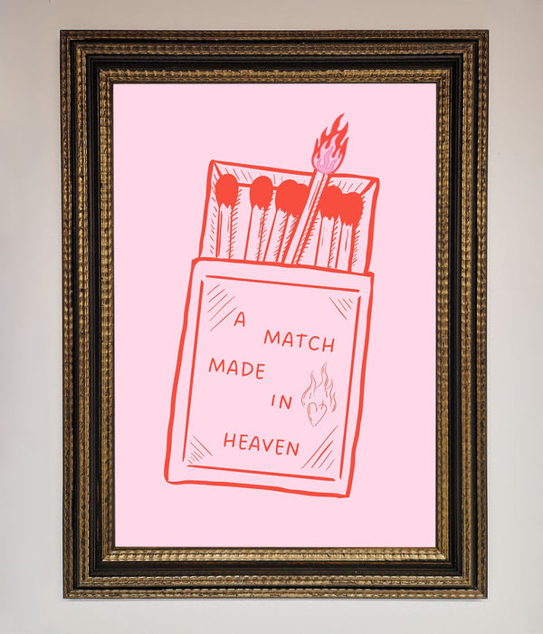A Match Made In Heaven Framed Wall Art - Hi Society