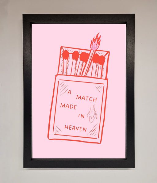 A Match Made In Heaven Framed Wall Art - Hi Society