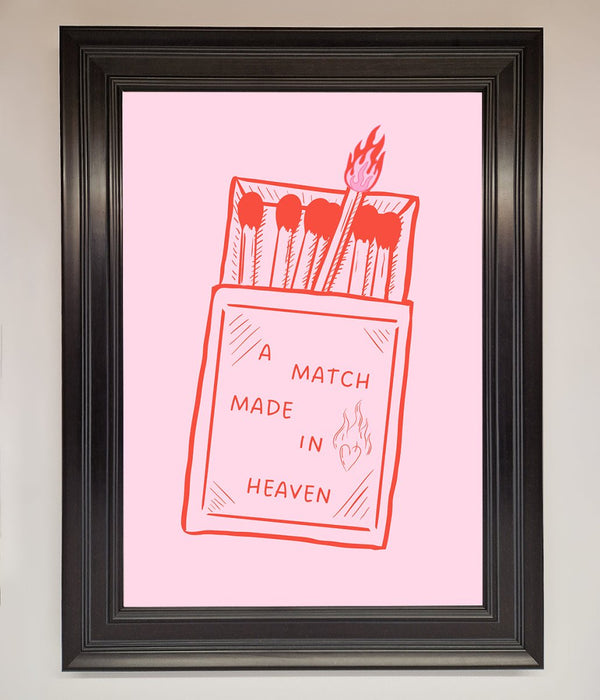 A Match Made In Heaven Framed Wall Art - Hi Society