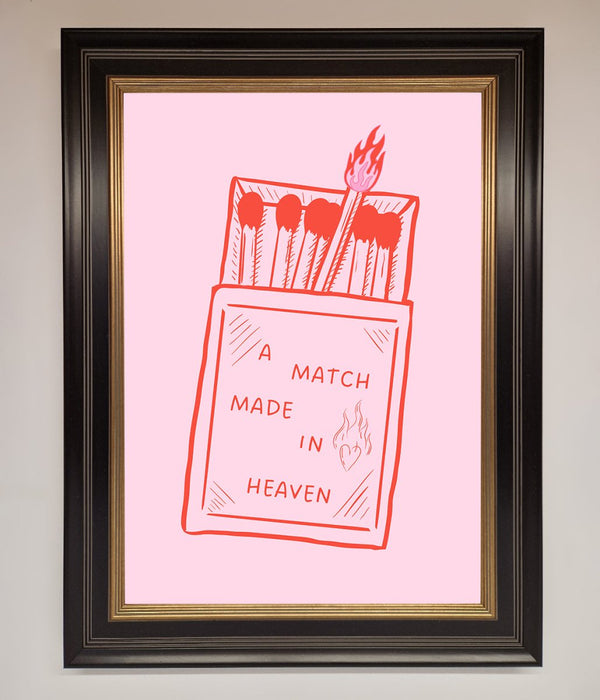 A Match Made In Heaven Framed Wall Art - Hi Society