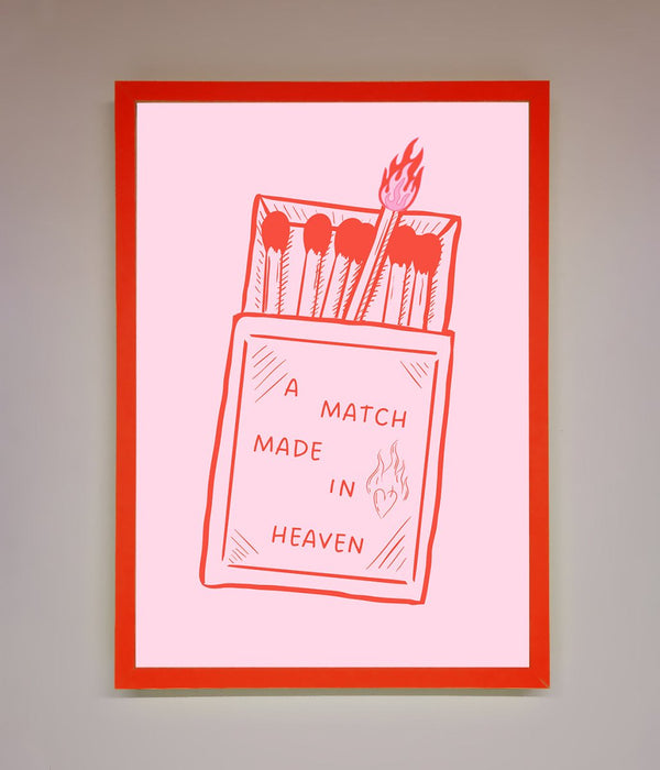 A Match Made In Heaven Framed Wall Art - Hi Society