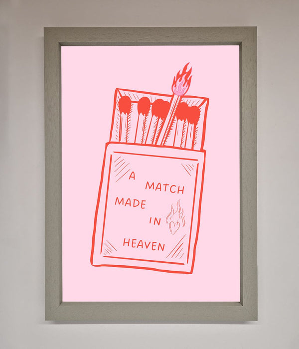 A Match Made In Heaven Framed Wall Art - Hi Society