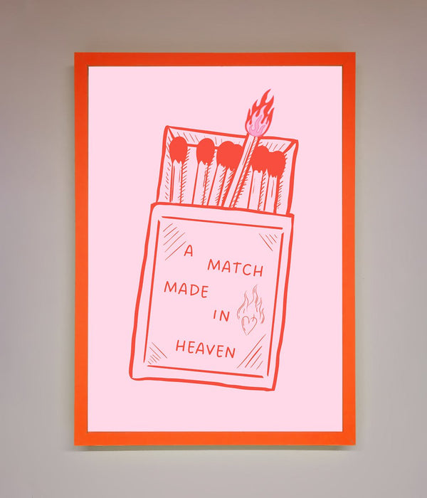 A Match Made In Heaven Framed Wall Art - Hi Society