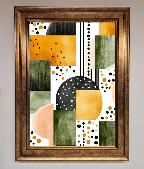 Abstract Shapes Colours Framed Wall Art - Hi Society