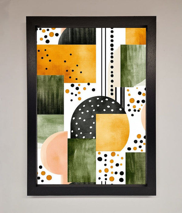 Abstract Shapes Colours Framed Wall Art - Hi Society