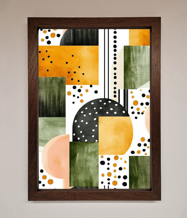 Abstract Shapes Colours Framed Wall Art - Hi Society