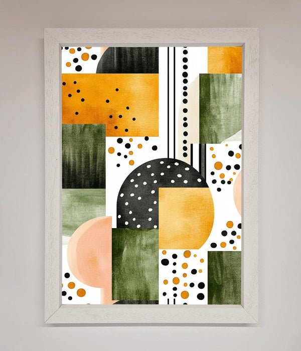 Abstract Shapes Colours Framed Wall Art - Hi Society