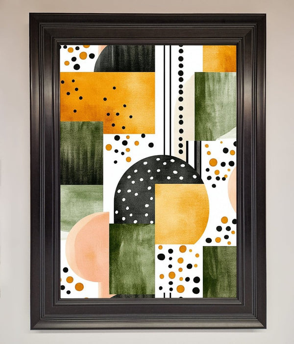 Abstract Shapes Colours Framed Wall Art - Hi Society